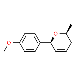 2H-Pyran,3,6-dihydro-6-(4-methoxyphenyl)-2-methyl-,(2S,6S)-(9CI)结构式