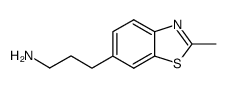 6-Benzothiazolepropanamine,2-methyl-(9CI) structure