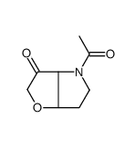 2H-Furo[3,2-b]pyrrol-3(3aH)-one,4-acetyltetrahydro-,(3aR,6aR)-rel-(9CI) Structure