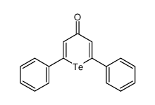 2,6-diphenyl-γ-telluropyrone Structure