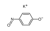 potassium salt of p-nitrosophenol Structure