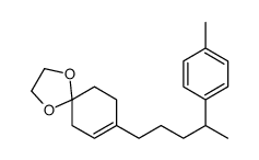 8-[4-(4-methylphenyl)pentyl]-1,4-dioxaspiro[4.5]dec-7-ene Structure
