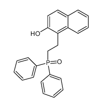 2-(2-hydroxy-1-naphthyl)ethyldiphenylphosphine oxide Structure