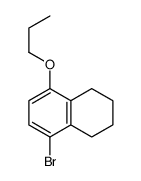 5-bromo-8-propoxy-1,2,3,4-tetrahydronaphthalene Structure