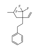 [3-ethenyl-5-methyl-3-(trifluoromethyl)hexyl]benzene结构式