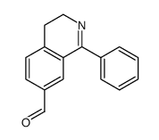 1-phenyl-3,4-dihydroisoquinoline-7-carbaldehyde Structure