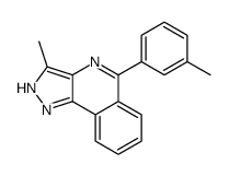 3-methyl-5-(3-methylphenyl)-2H-pyrazolo[4,3-c]isoquinoline结构式