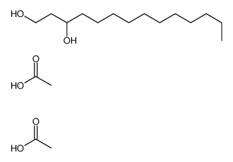 acetic acid,tetradecane-1,3-diol结构式