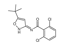 N-(5-tert-butyl-1,2-oxazol-3-yl)-2,6-dichlorobenzamide结构式