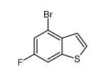 4-bromo-6-fluoro-1-benzothiophene结构式
