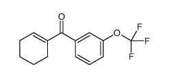 cyclohexen-1-yl-[3-(trifluoromethoxy)phenyl]methanone结构式