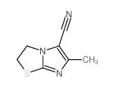 3-methyl-6-thia-1,4-diazabicyclo[3.3.0]octa-2,4-diene-2-carbonitrile Structure