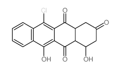 11-chloro-4,6-dihydroxy-3,4,4a,12a-tetrahydro-1H-tetracene-2,5,12-trione picture