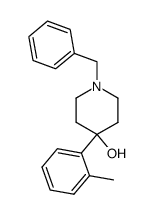 1-benzyl-4-o-tolylpiperidin-4-ol结构式