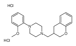 1-(3,4-dihydro-2H-chromen-3-ylmethyl)-4-(2-methoxyphenyl)piperazine,dihydrochloride Structure