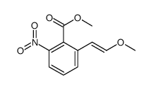 2-(2-Methoxyvinyl)-6-nitrobenzoic Acid Methyl Ester结构式