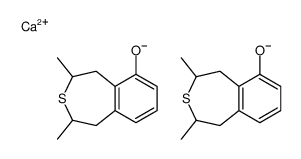 calcium,2,4-dimethyl-1,2,4,5-tetrahydro-3-benzothiepin-6-olate Structure