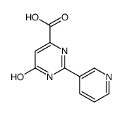 6-OXO-2-(PYRIDIN-3-YL)-1,6-DIHYDROPYRIMIDINE-4-CARBOXYLIC ACID structure