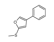 2-(methylthio)-4-phenylfuran Structure