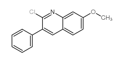 2-Chloro-7-methoxy-3-phenylquinoline Structure