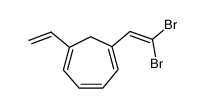 1-(2,2-dibromovinyl)-6-vinylcyclohepta-1,3,5-triene Structure