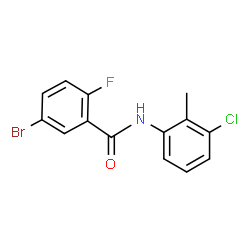 5-bromo-N-(3-chloro-2-methylphenyl)-2-fluorobenzamide picture