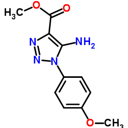 Methyl 5-amino-1-(4-methoxyphenyl)-1H-1,2,3-triazole-4-carboxylate Structure