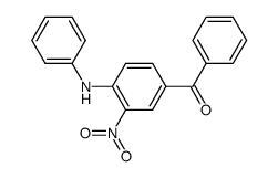 4-anilino-3-nitro-benzophenone结构式