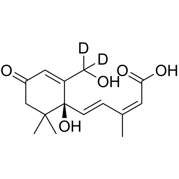 7'-Hydroxy ABA-d2 Structure