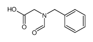 Glycine, N-formyl-N-(phenylmethyl)- Structure