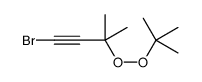 1-bromo-3-tert-butylperoxy-3-methylbut-1-yne Structure