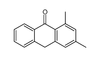 1,3-dimethyl-anthrone Structure