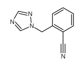 2-(1H-1,2,4-Triazol-1-ylmethyl)benzonitrile structure