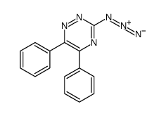 3-azido-5,6-diphenyl-1,2,4-triazine结构式