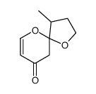 4-methyl-1,6-dioxaspiro[4.5]dec-7-en-9-one Structure