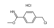 methyl 4-chloromethylbenzimidate hydrochloride Structure
