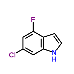 6-Chloro-4-fluoro-1H-indole structure