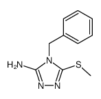 5-amino-4-benzyl-3-methylthio-4H-1,2,4-triazole Structure