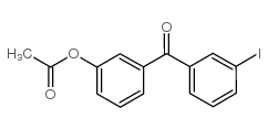 3-ACETOXY-3'-IODOBENZOPHENONE Structure