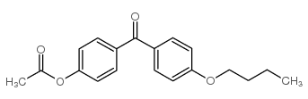 4-ACETOXY-4'-BUTOXYBENZOPHENONE Structure