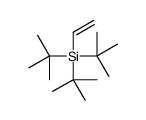 tritert-butyl(ethenyl)silane结构式