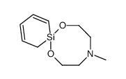 10-methyl-7,13-dioxa-10-aza-6-silaspiro[5.7]trideca-2,4-diene Structure