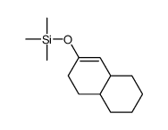 3,4,4a,5,6,7,8,8a-octahydronaphthalen-2-yloxy(trimethyl)silane结构式