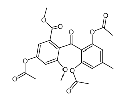 sulochrin triacetate结构式