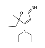 N,N,2-triethyl-5-imino-2-methylfuran-3-amine结构式