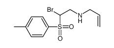 N-[2-bromo-2-(4-methylphenyl)sulfonylethyl]prop-2-en-1-amine Structure