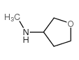 Tetrahydro-N-methyl-3-furanamine Structure