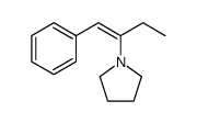 1-(1-phenylbut-1-en-2-yl)pyrrolidine结构式