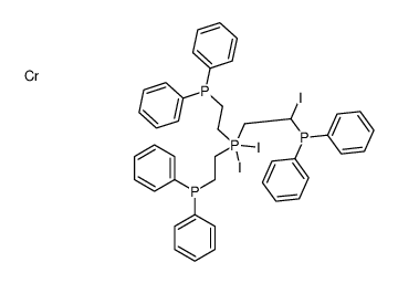 bis(2-diphenylphosphanylethyl)-(2-diphenylphosphanyl-2-iodoethyl)-diiodo-λ5-phosphane,chromium结构式