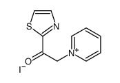 2-pyridin-1-ium-1-yl-1-(1,3-thiazol-2-yl)ethanone,iodide Structure